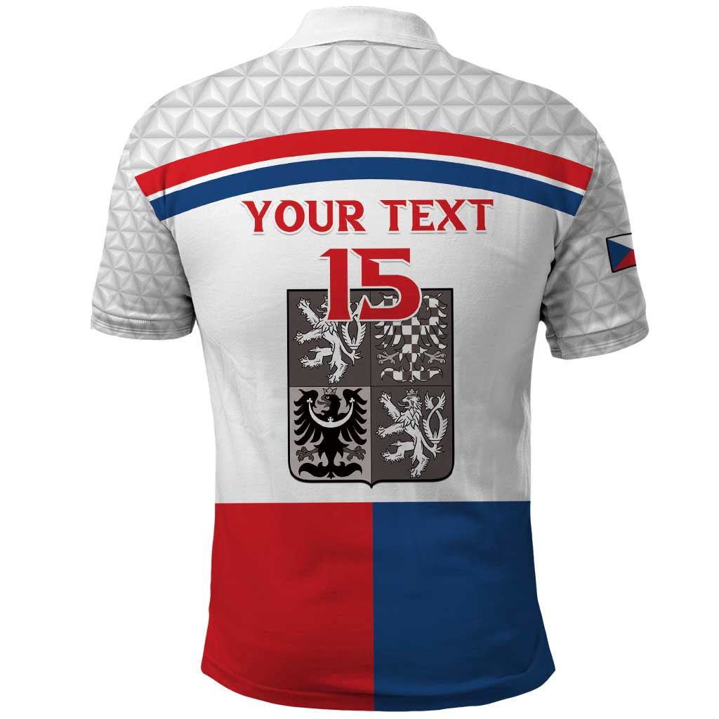 Custom Czech Hockey Polo Shirt Go Cesko