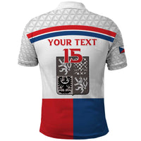 Custom Czech Hockey Polo Shirt Go Cesko