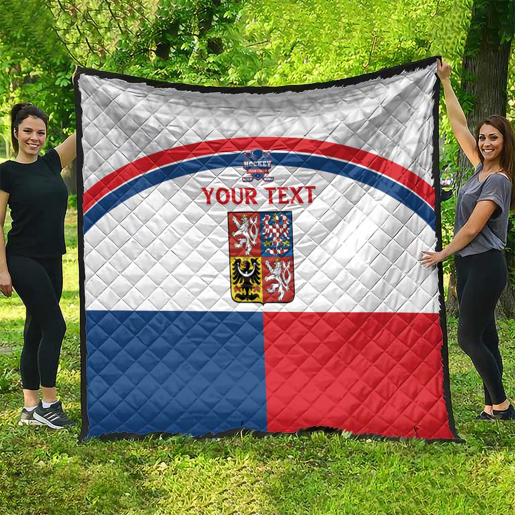 Custom Czech Hockey Quilt Go Cesko