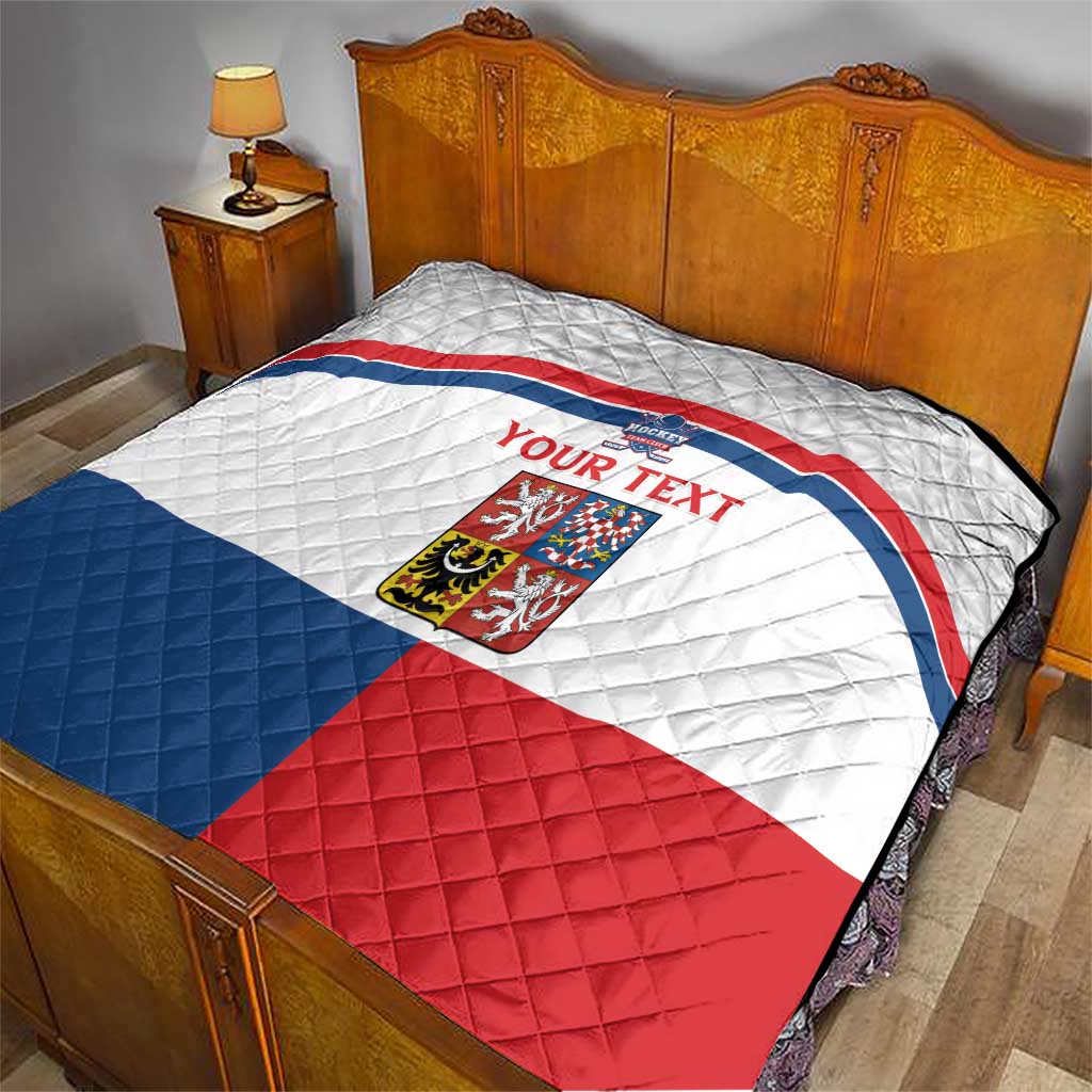 Custom Czech Hockey Quilt Go Cesko