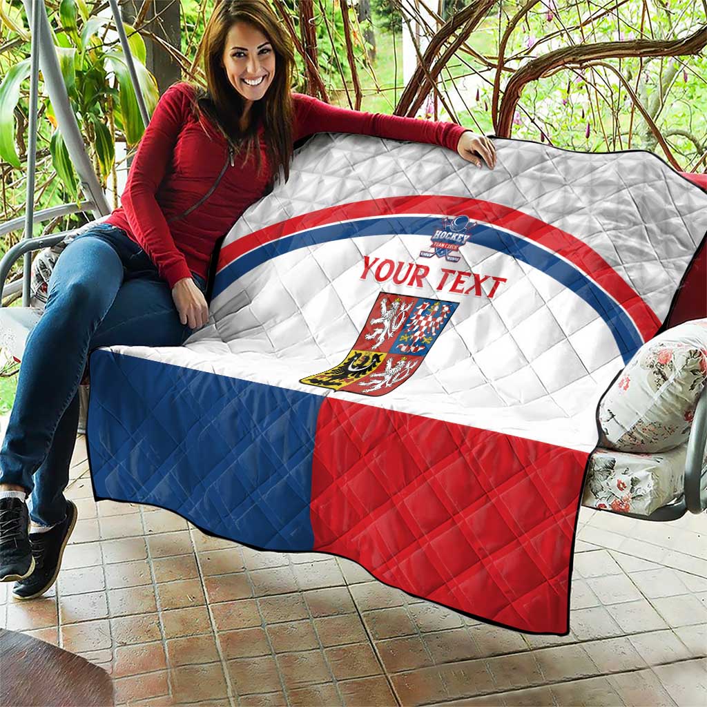 Custom Czech Hockey Quilt Go Cesko