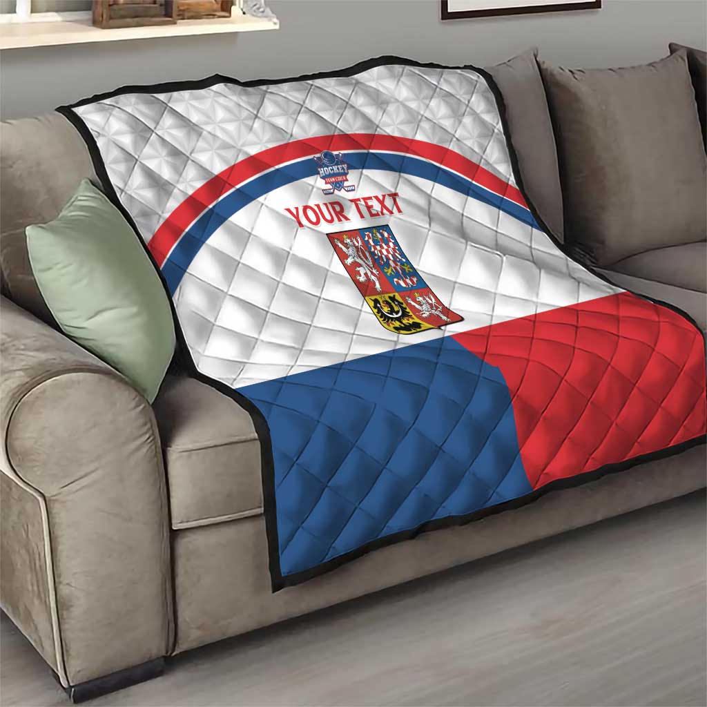Custom Czech Hockey Quilt Go Cesko