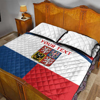 Custom Czech Hockey Quilt Bed Set Go Cesko