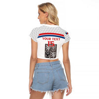 Custom Czech Hockey Raglan Cropped T Shirt Go Cesko