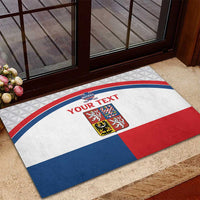 Custom Czech Hockey Rubber Doormat Go Cesko