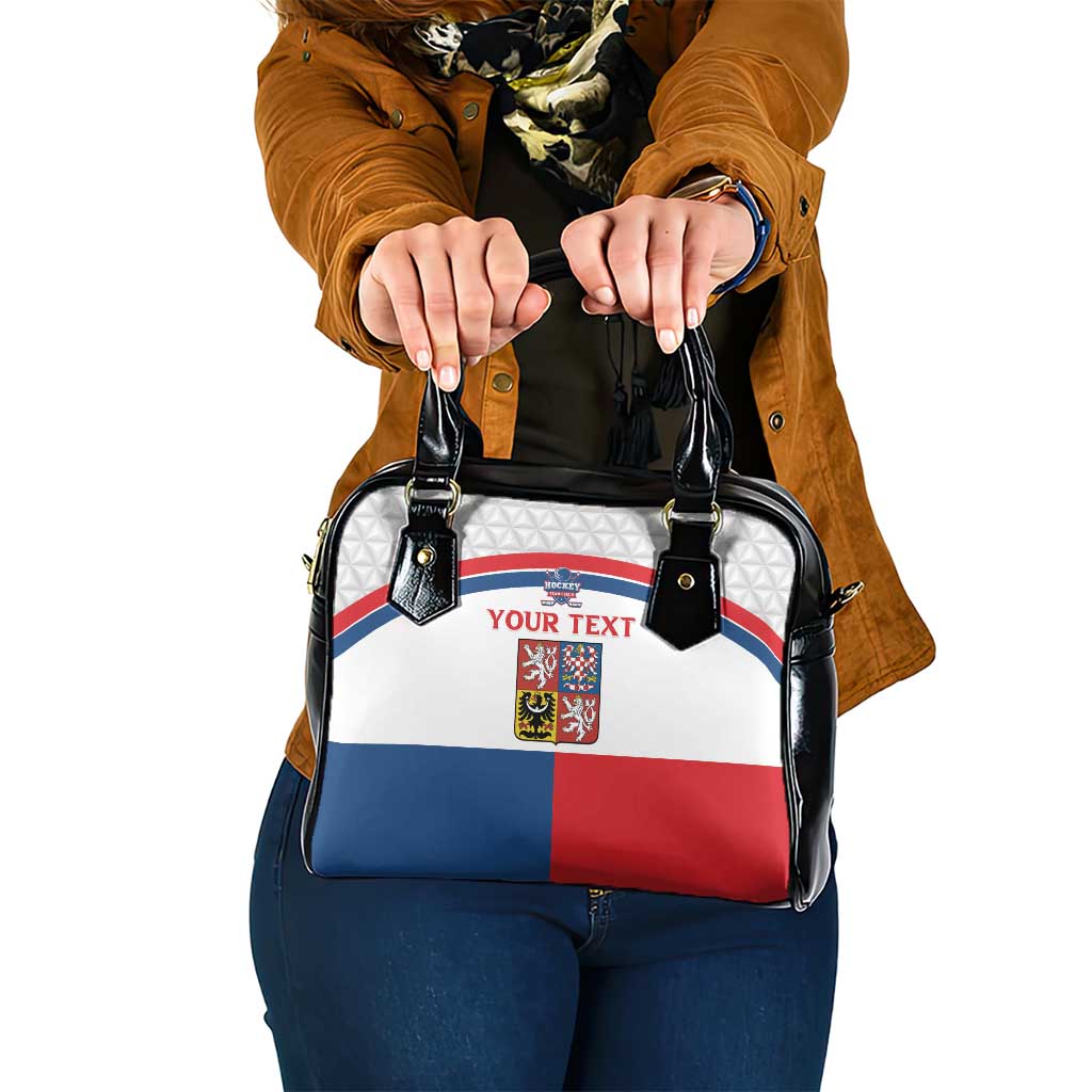 Custom Czech Hockey Shoulder Handbag Go Cesko