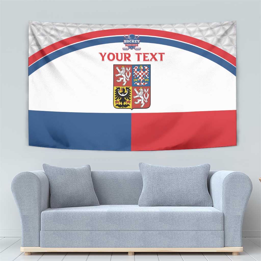 Custom Czech Hockey Tapestry Go Cesko