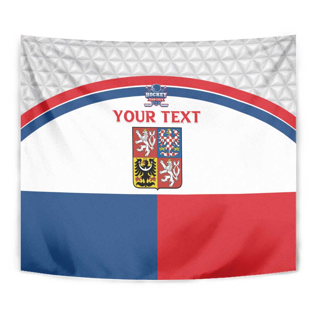 Custom Czech Hockey Tapestry Go Cesko