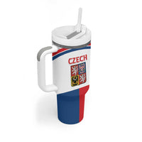 Custom Czech Hockey Tumbler With Handle Go Cesko