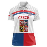 Custom Czech Hockey Women Polo Shirt Go Cesko