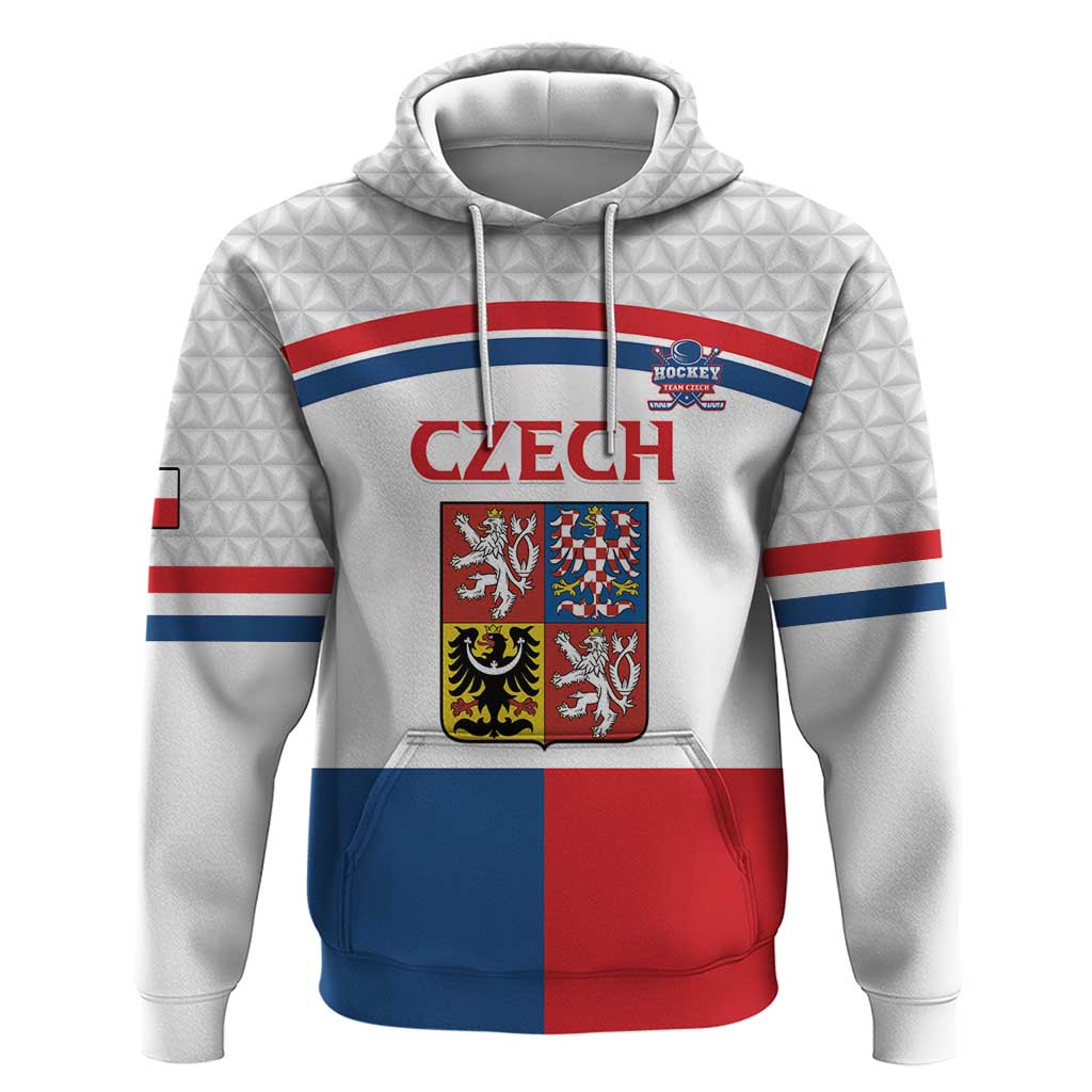 Custom Czech Hockey Zip Hoodie Go Cesko