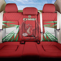 Wales Rugby Custom Back Car Seat Cover Dragon Scales Style - Wonder Print Shop