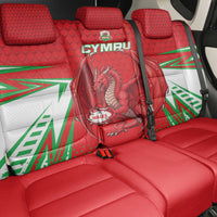 Wales Rugby Custom Back Car Seat Cover Dragon Scales Style - Wonder Print Shop