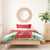 Wales Rugby Custom Bedding Set Dragon Scales Style - Wonder Print Shop
