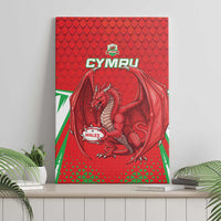 Wales Rugby Custom Canvas Wall Art Dragon Scales Style - Wonder Print Shop