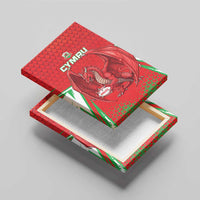 Wales Rugby Custom Canvas Wall Art Dragon Scales Style - Wonder Print Shop