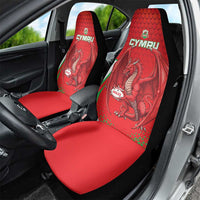 Wales Rugby Custom Car Seat Cover Dragon Scales Style - Wonder Print Shop