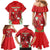 Wales Rugby Custom Family Matching Mermaid Dress and Hawaiian Shirt Dragon Scales Style - Wonder Print Shop
