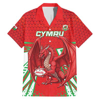 Wales Rugby Custom Family Matching Mermaid Dress and Hawaiian Shirt Dragon Scales Style - Wonder Print Shop