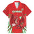 Wales Rugby Custom Family Matching Mermaid Dress and Hawaiian Shirt Dragon Scales Style - Wonder Print Shop
