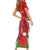 Wales Rugby Custom Family Matching Short Sleeve Bodycon Dress and Hawaiian Shirt Dragon Scales Style - Wonder Print Shop