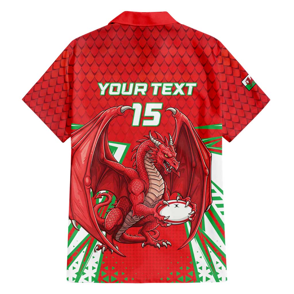 Wales Rugby Custom Family Matching Tank Maxi Dress and Hawaiian Shirt Dragon Scales Style - Wonder Print Shop