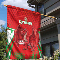 Wales Rugby Custom Garden Flag Dragon Scales Style - Wonder Print Shop