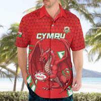 Wales Rugby Custom Hawaiian Shirt Dragon Scales Style - Wonder Print Shop