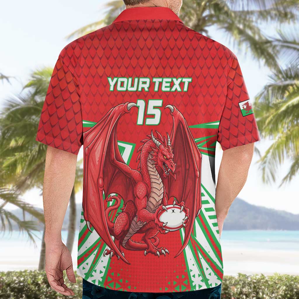 Wales Rugby Custom Hawaiian Shirt Dragon Scales Style - Wonder Print Shop