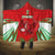 Wales Rugby Custom Hooded Blanket Dragon Scales Style - Wonder Print Shop