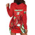 Wales Rugby Custom Hoodie Dress Dragon Scales Style - Wonder Print Shop