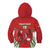 Wales Rugby Custom Kid Hoodie Dragon Scales Style - Wonder Print Shop