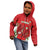 Wales Rugby Custom Kid Hoodie Dragon Scales Style - Wonder Print Shop