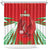 Wales Rugby Custom Shower Curtain Dragon Scales Style - Wonder Print Shop
