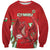 Wales Rugby Custom Sweatshirt Dragon Scales Style - Wonder Print Shop
