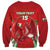 Wales Rugby Custom Sweatshirt Dragon Scales Style - Wonder Print Shop