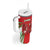 Wales Rugby Custom Tumbler With Handle Dragon Scales Style - Wonder Print Shop