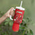 Wales Rugby Custom Tumbler With Handle Dragon Scales Style - Wonder Print Shop