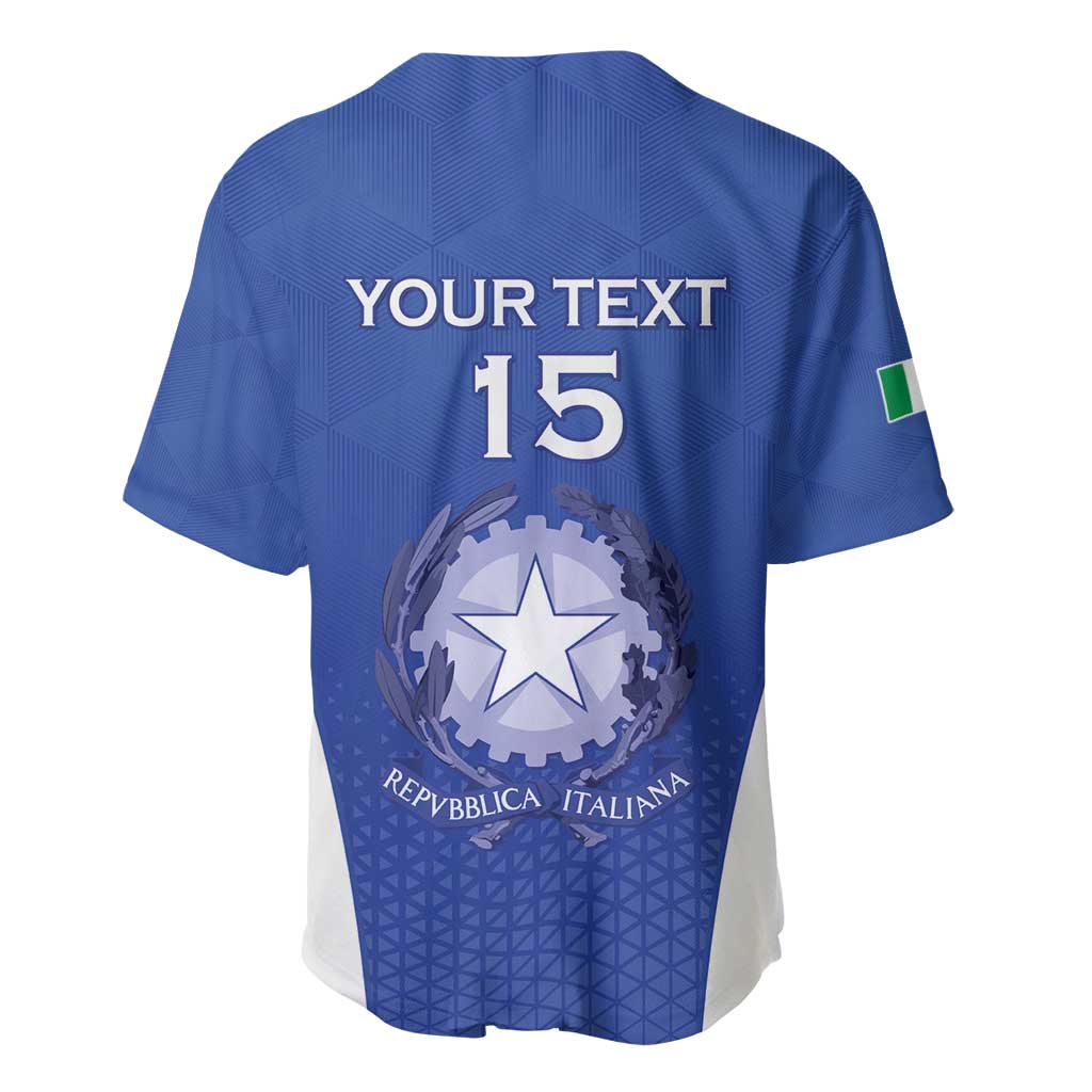 Italy Rugby Custom Baseball Jersey Go Gli Azzurri - Wonder Print Shop