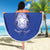Italy Rugby Custom Beach Blanket Go Gli Azzurri - Wonder Print Shop