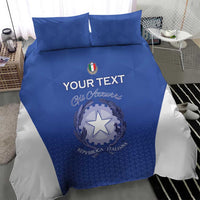 Italy Rugby Custom Bedding Set Go Gli Azzurri - Wonder Print Shop