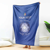 Italy Rugby Custom Blanket Go Gli Azzurri - Wonder Print Shop