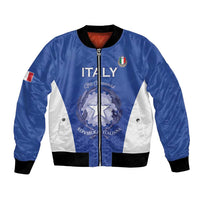 Italy Rugby Custom Bomber Jacket Go Gli Azzurri - Wonder Print Shop