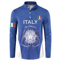 Italy Rugby Custom Button Sweatshirt Go Gli Azzurri - Wonder Print Shop