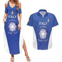 Italy Rugby Custom Couples Matching Summer Maxi Dress and Hawaiian Shirt Go Gli Azzurri - Wonder Print Shop