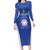 Italy Rugby Custom Family Matching Long Sleeve Bodycon Dress and Hawaiian Shirt Go Gli Azzurri - Wonder Print Shop