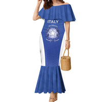 Italy Rugby Custom Family Matching Mermaid Dress and Hawaiian Shirt Go Gli Azzurri - Wonder Print Shop