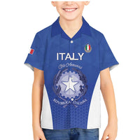 Italy Rugby Custom Family Matching Mermaid Dress and Hawaiian Shirt Go Gli Azzurri - Wonder Print Shop