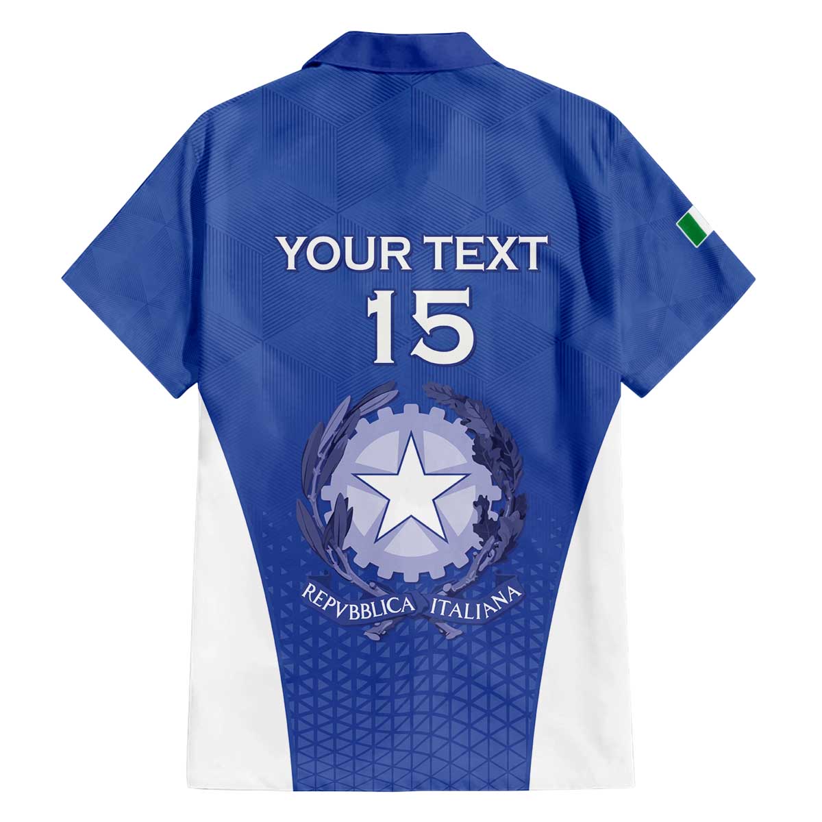 Italy Rugby Custom Family Matching Off The Shoulder Long Sleeve Dress and Hawaiian Shirt Go Gli Azzurri - Wonder Print Shop