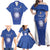 Italy Rugby Custom Family Matching Off Shoulder Maxi Dress and Hawaiian Shirt Go Gli Azzurri - Wonder Print Shop